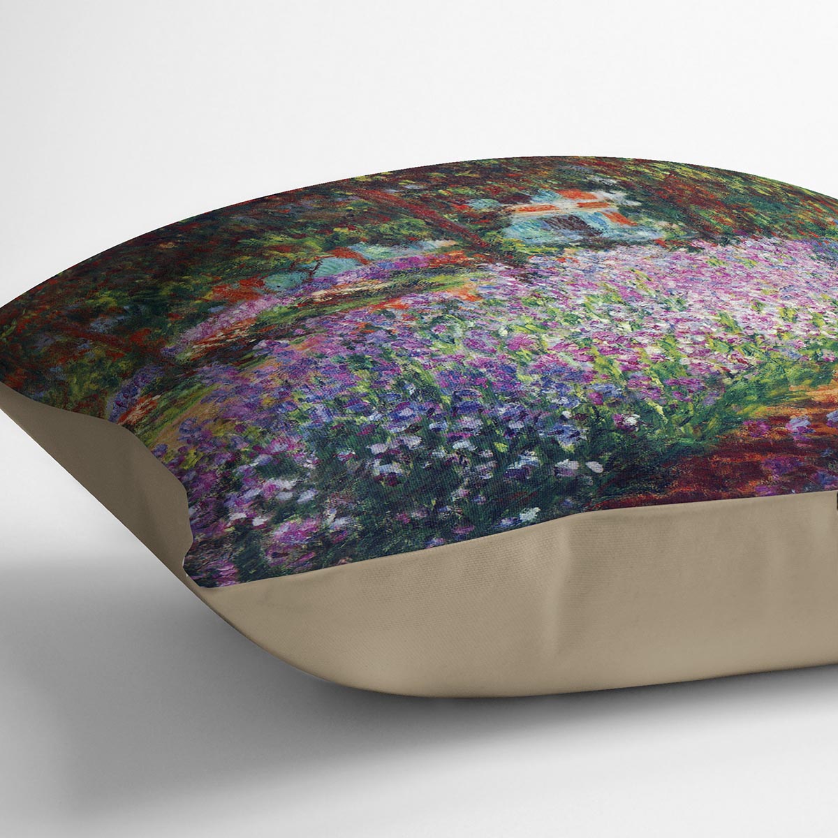 Monet's garden in Giverny by Monet Cushion