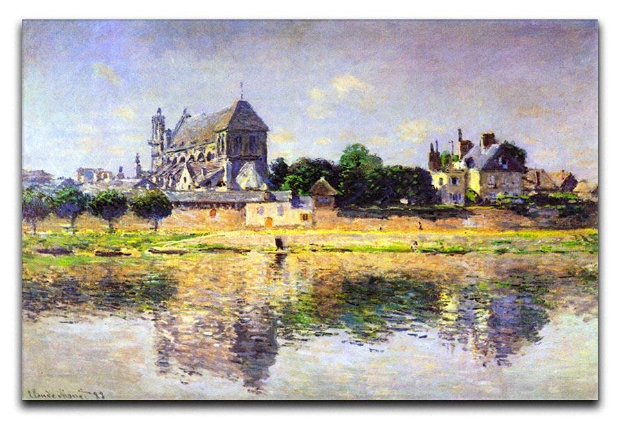 Monets garden in Vetheuil by Monet Canvas Print & Poster  - Canvas Art Rocks - 1