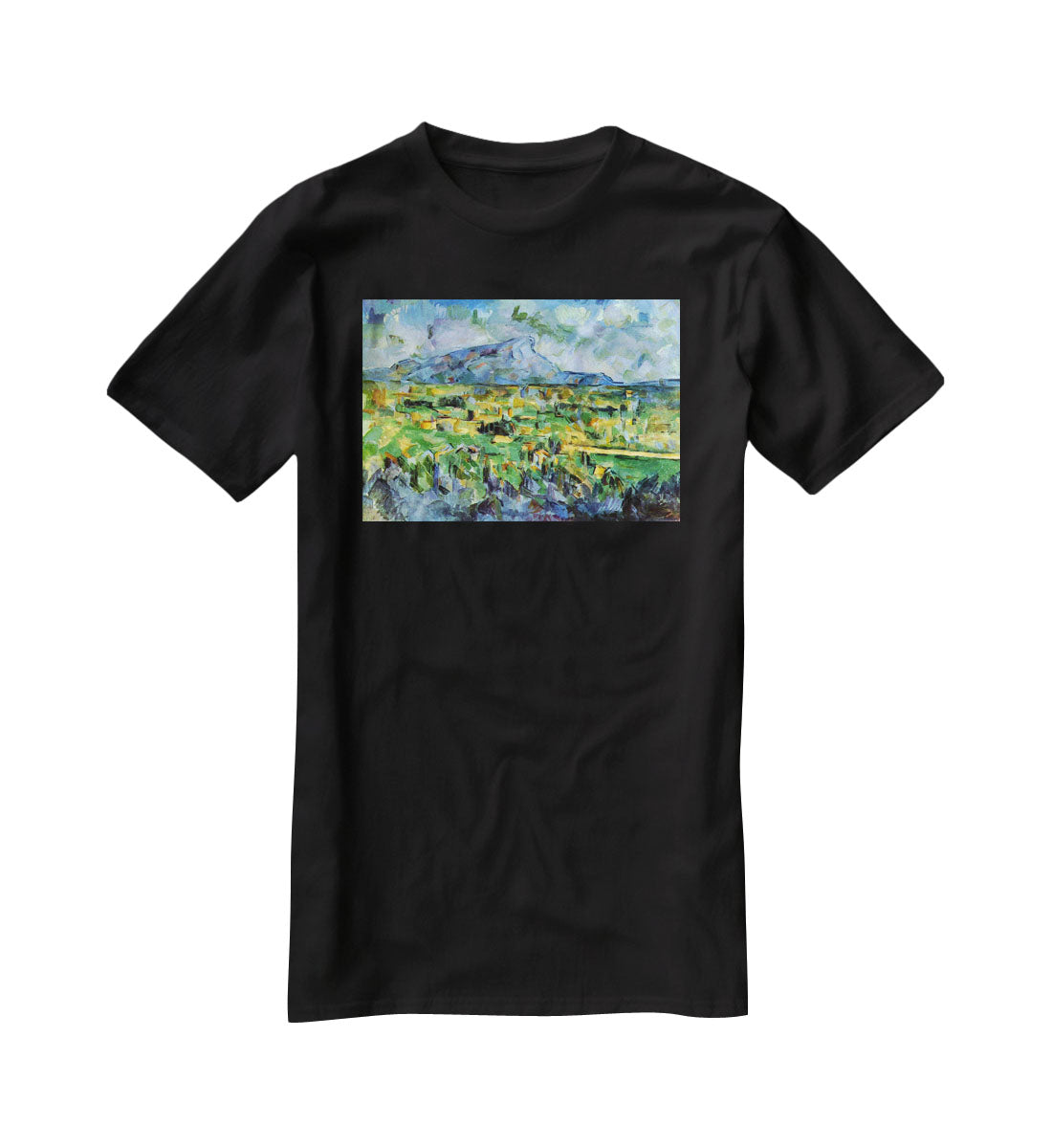 Mont Sainte-Victoire by Cezanne T-Shirt - Canvas Art Rocks - 1