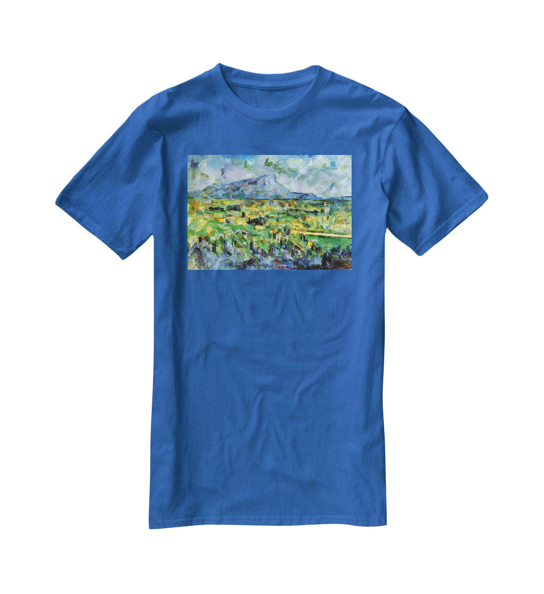 Mont Sainte-Victoire by Cezanne T-Shirt - Canvas Art Rocks - 2