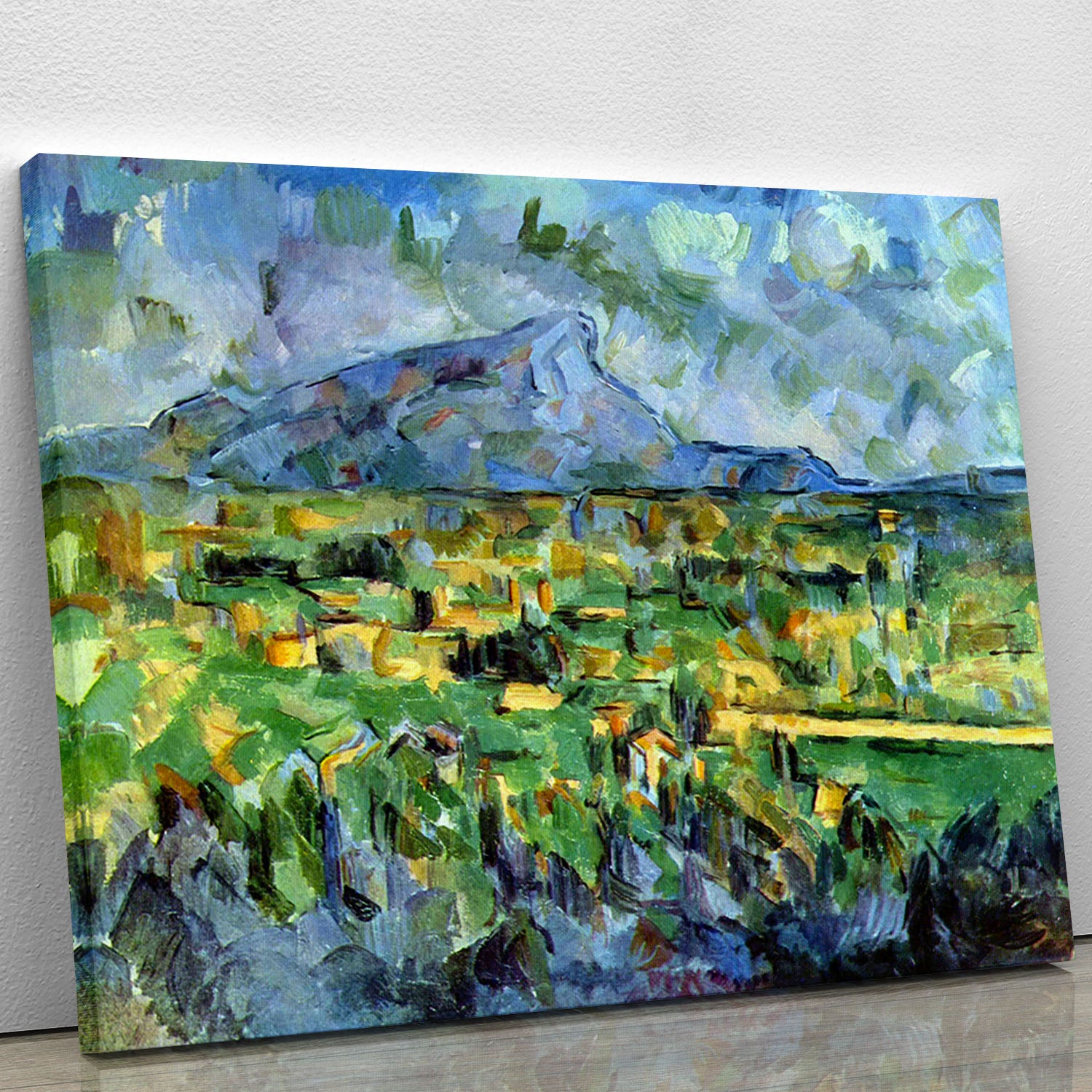Mont Sainte-Victoire by Cezanne Canvas Print or Poster - Canvas Art Rocks - 1