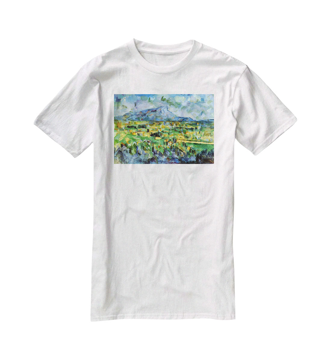Mont Sainte-Victoire by Cezanne T-Shirt - Canvas Art Rocks - 5