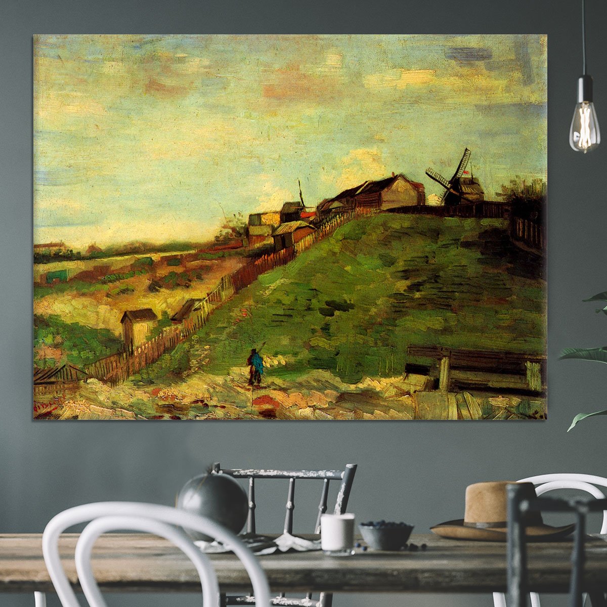 Montmartre Quarry the Mills by Van Gogh Canvas Print or Poster
