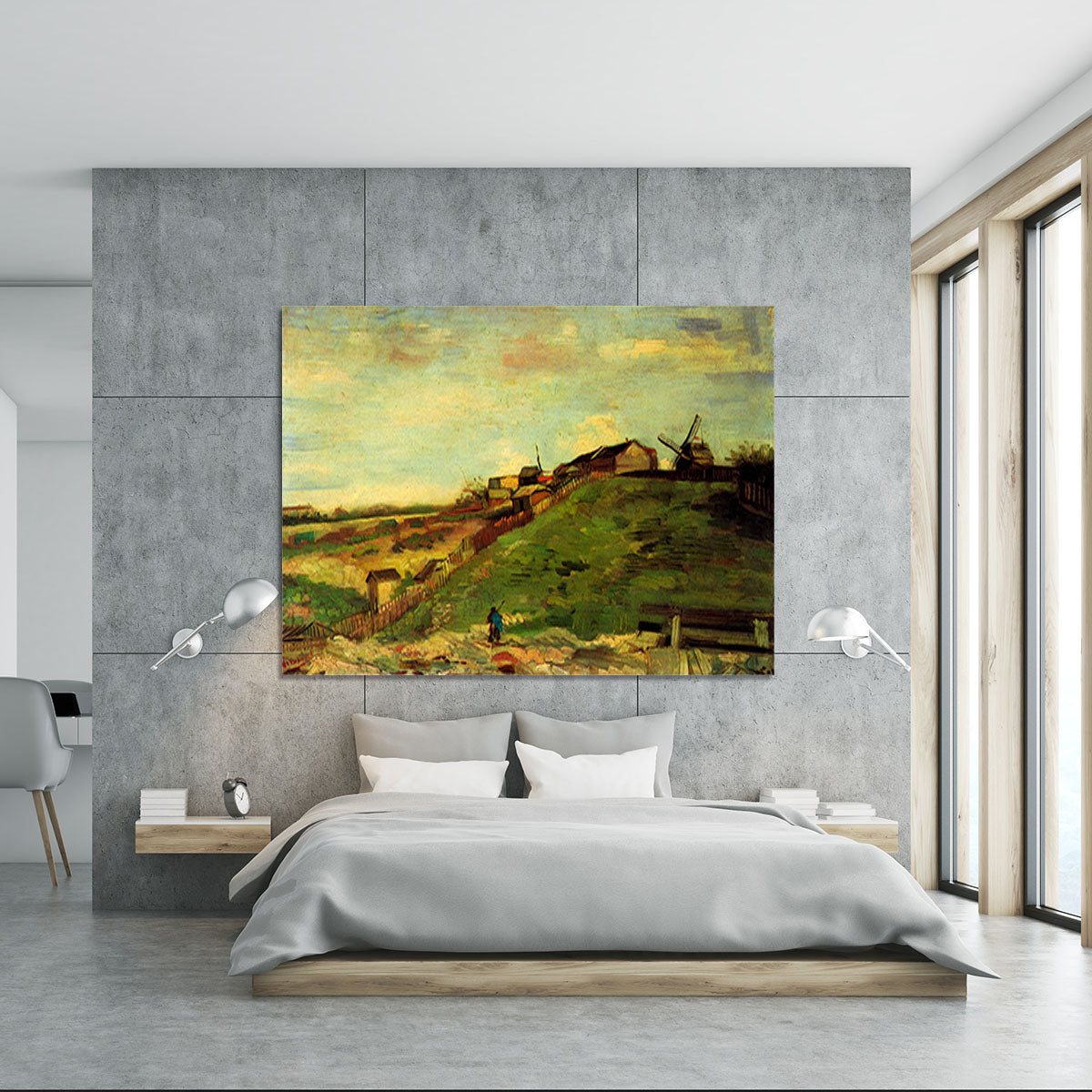 Montmartre Quarry the Mills by Van Gogh Canvas Print or Poster - Canvas Art Rocks - 5