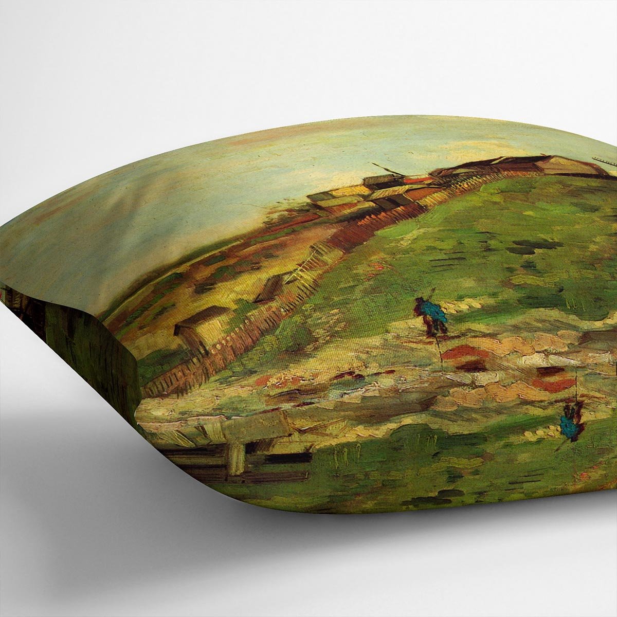 Montmartre Quarry the Mills by Van Gogh Throw Pillow