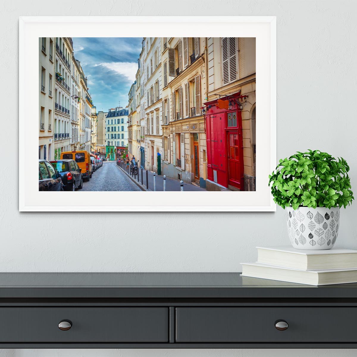 Montmartre in Paris Framed Print - Canvas Art Rocks - 5