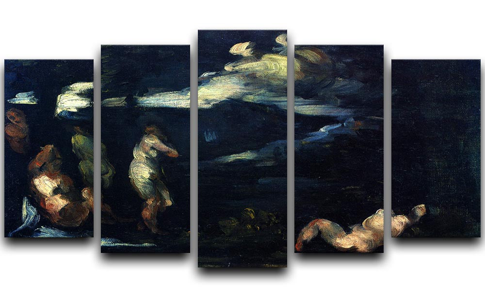 More Bathers by Cezanne 5 Split Panel Canvas - Canvas Art Rocks - 1
