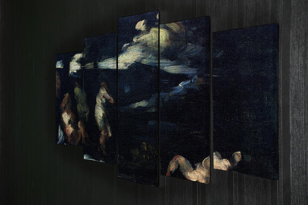 More Bathers by Cezanne 5 Split Panel Canvas - Canvas Art Rocks - 2