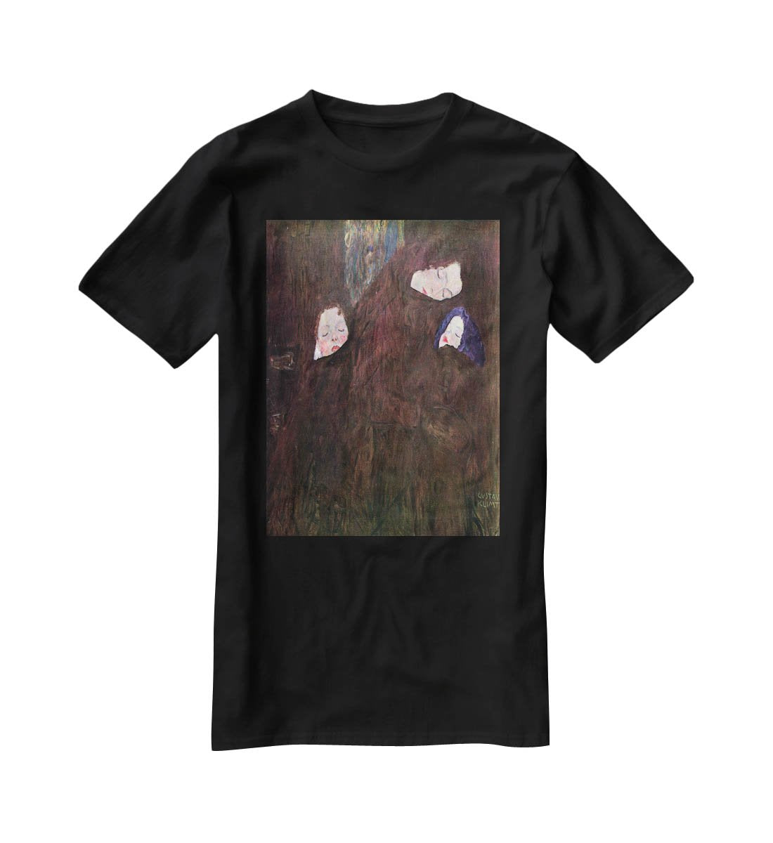 Mother with Children by Klimt T-Shirt - Canvas Art Rocks - 1