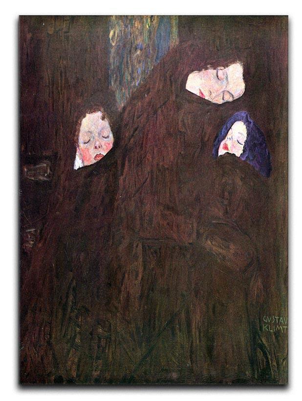 Mother with Children by Klimt Canvas Print or Poster  - Canvas Art Rocks - 1