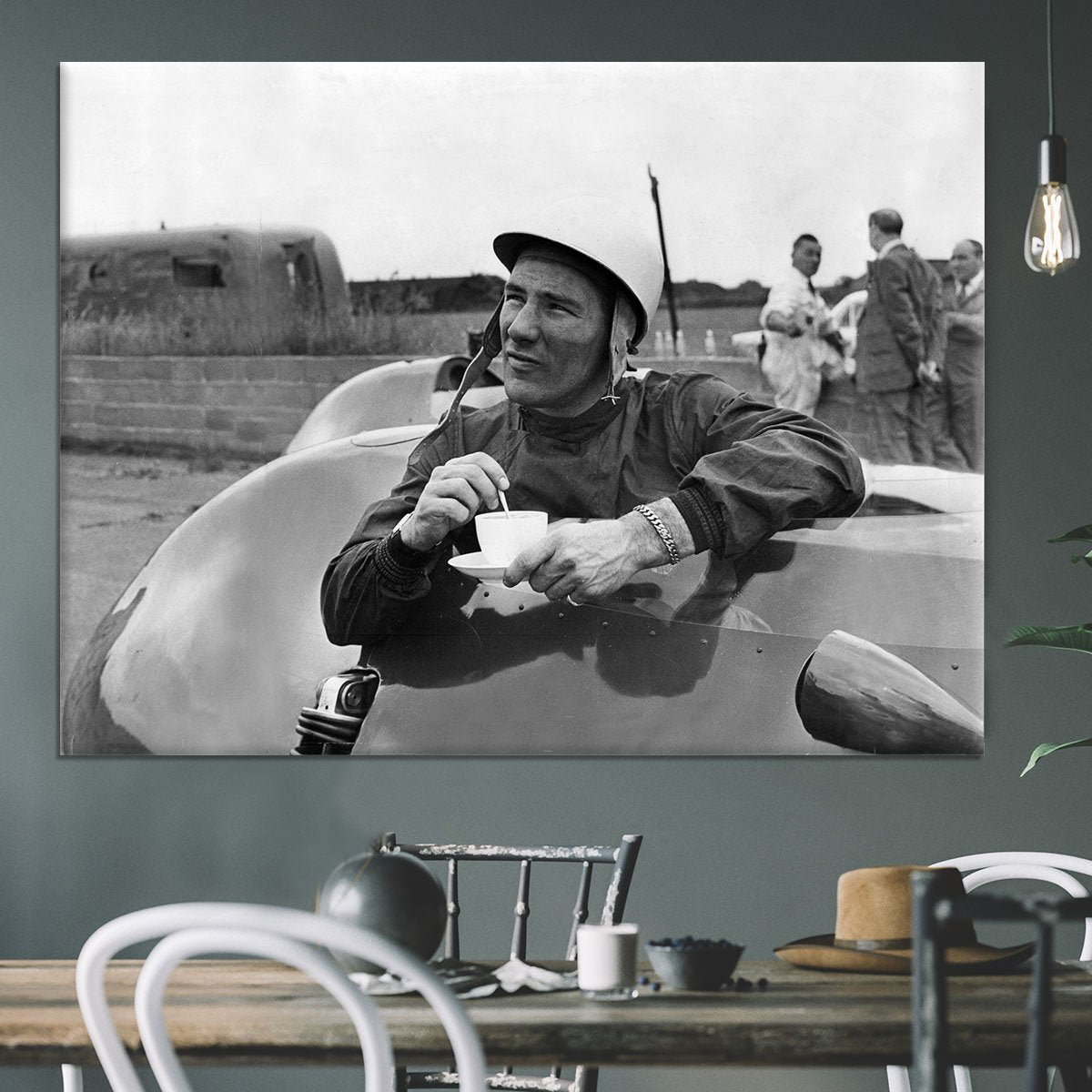 Motor racing driver Stirling Moss Canvas Print or Poster