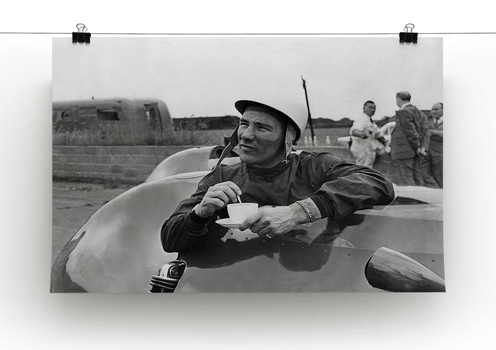 Motor racing driver Stirling Moss Canvas Print or Poster - Canvas Art Rocks - 2