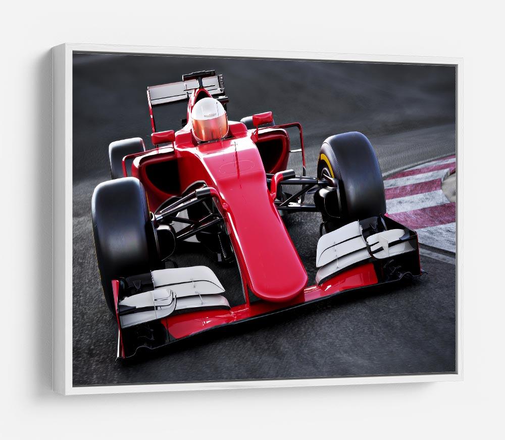 Motor sports race car HD Metal Print