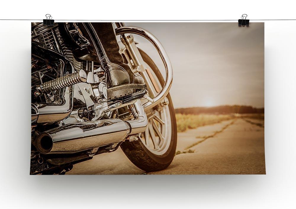 Motorbike Close Up Canvas Print or Poster - Canvas Art Rocks - 2