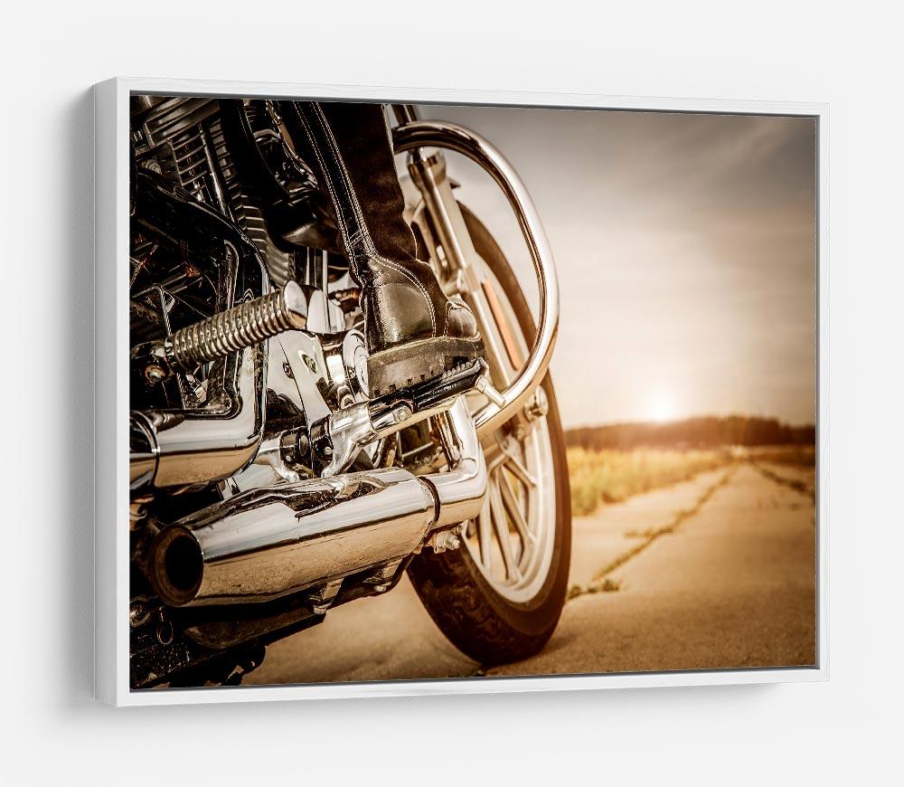 Motorbike Close Up HD Metal Print