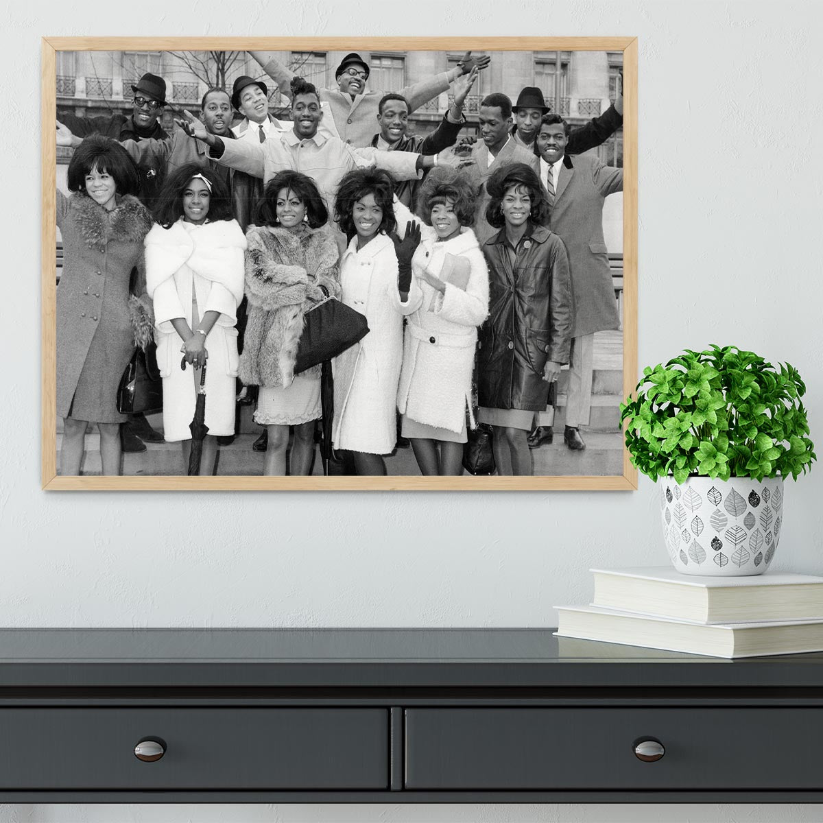 Motown Revue UK Tour 1965 Framed Print - Canvas Art Rocks - 4