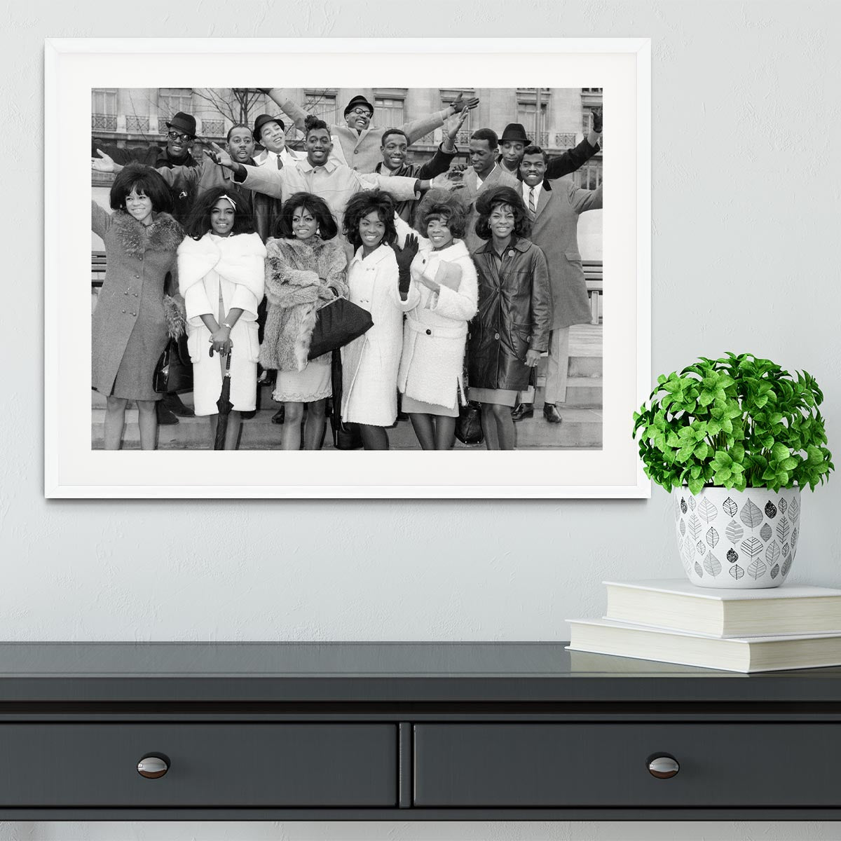 Motown Revue UK Tour 1965 Framed Print - Canvas Art Rocks - 5