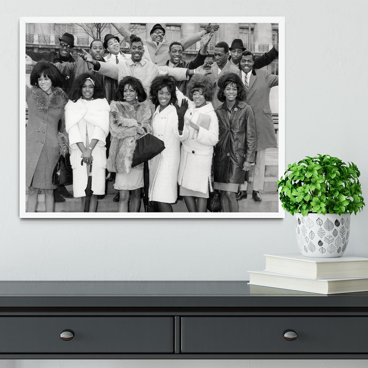 Motown Revue UK Tour 1965 Framed Print - Canvas Art Rocks -6