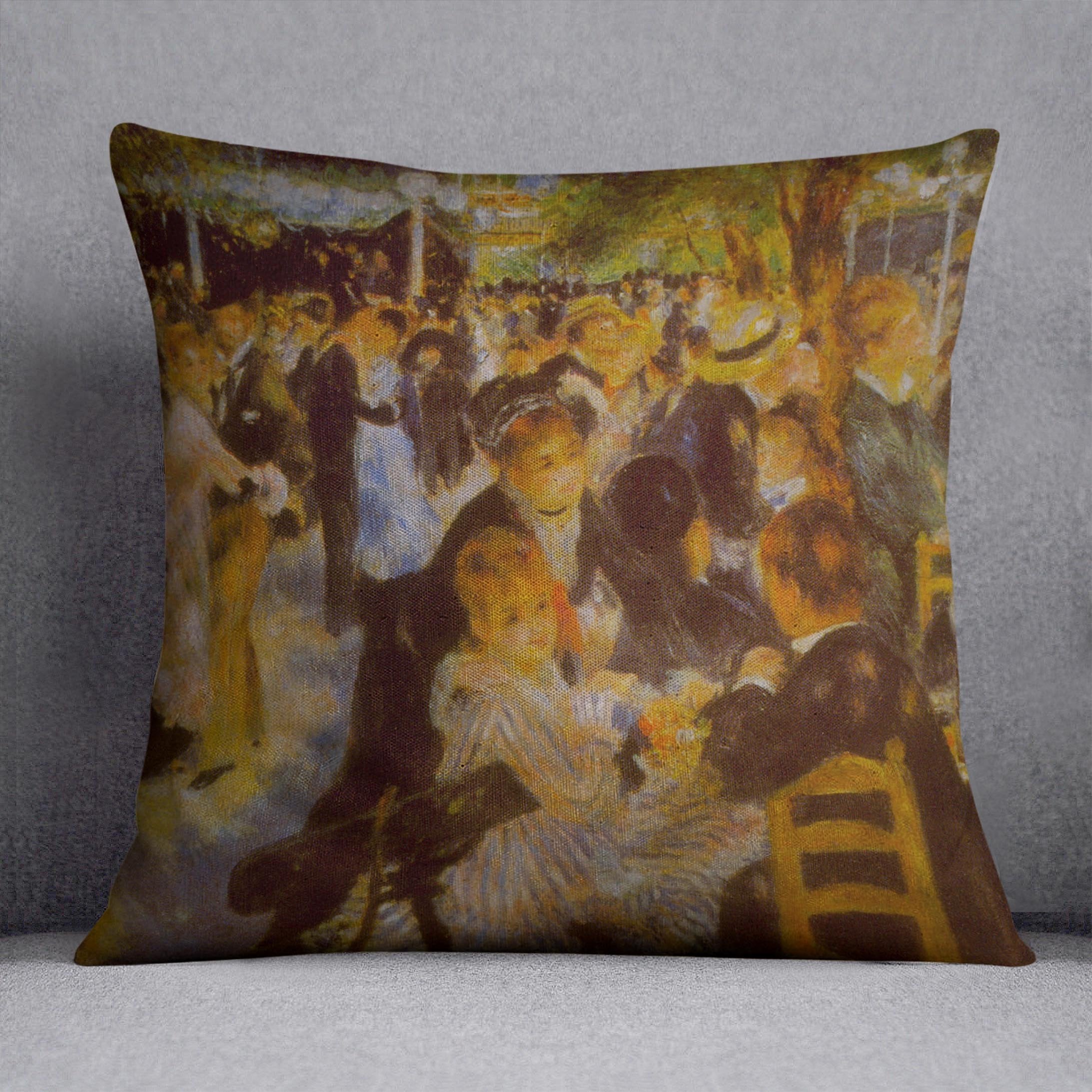 Moulin Galette by Renoir Throw Pillow
