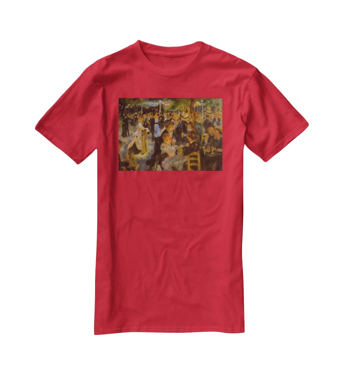 Moulin Galette by Renoir T-Shirt - Canvas Art Rocks - 4
