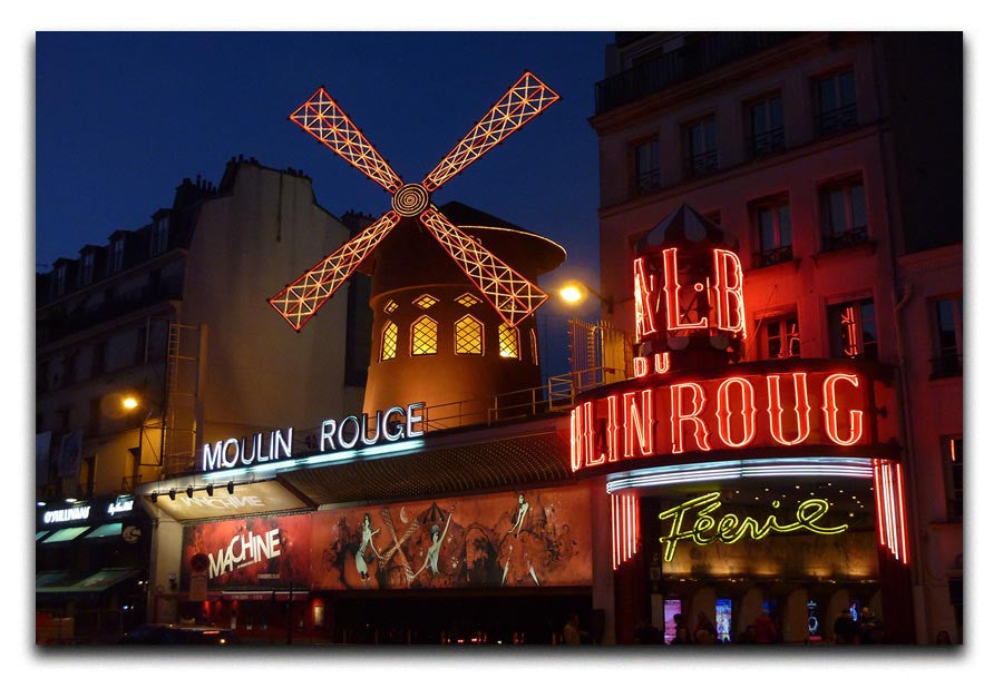 Moulin Rouge Print - Canvas Art Rocks - 1