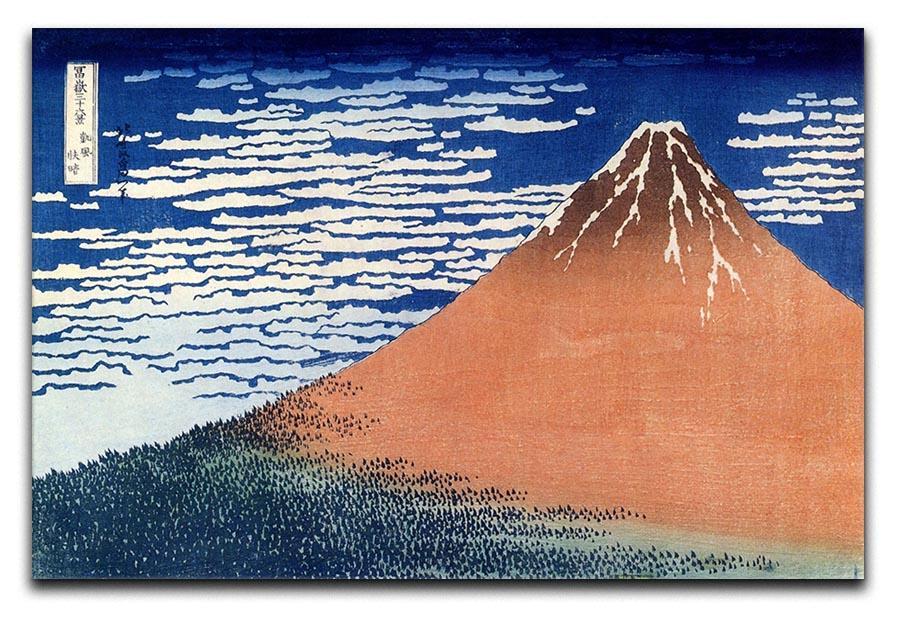 Mount Fuji by Hokusai Canvas Print or Poster  - Canvas Art Rocks - 1