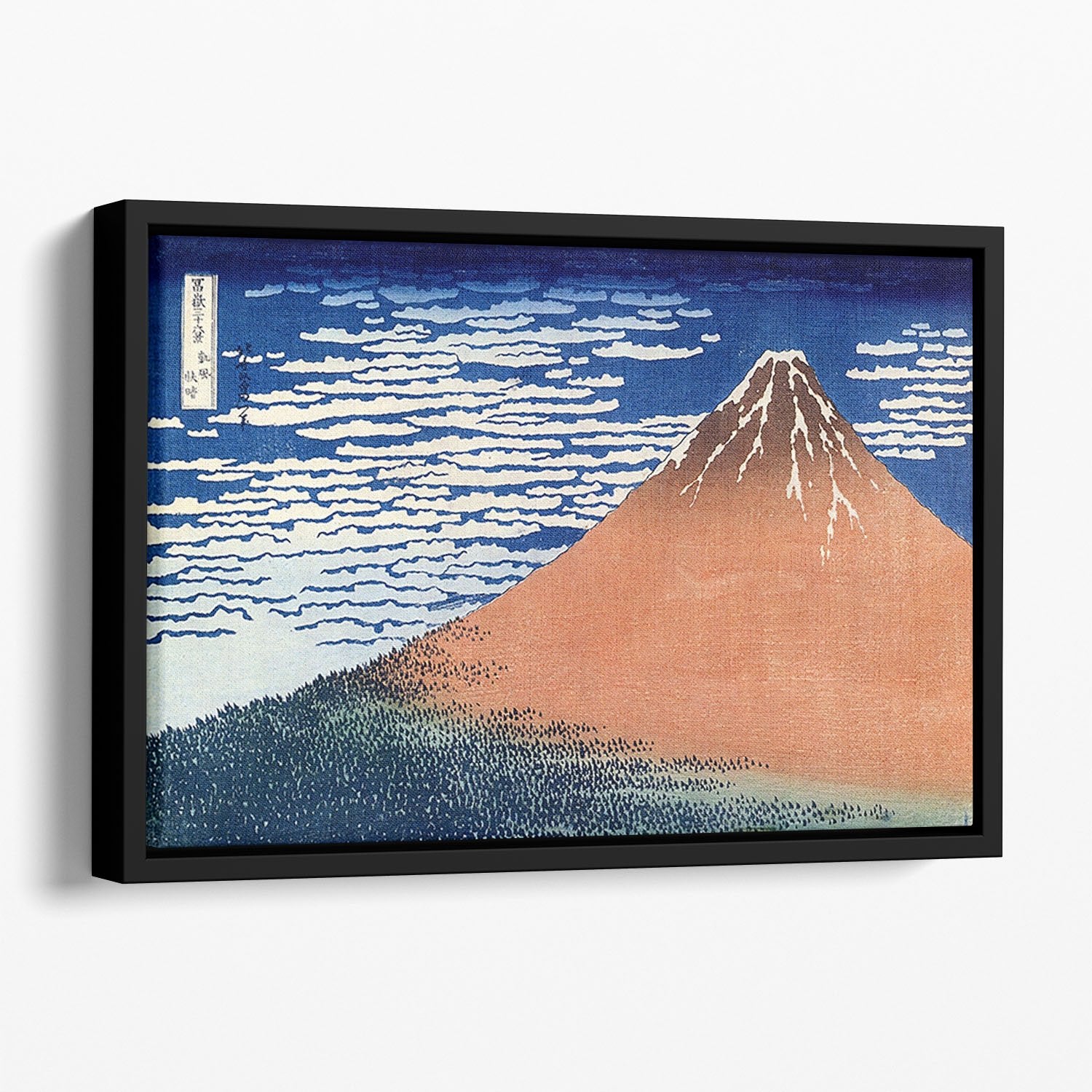 Mount Fuji by Hokusai Floating Framed Canvas
