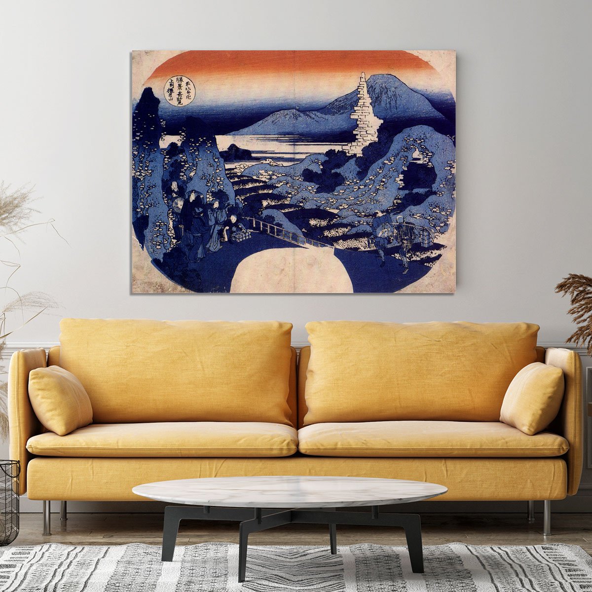Mount Haruna by Hokusai Canvas Print or Poster