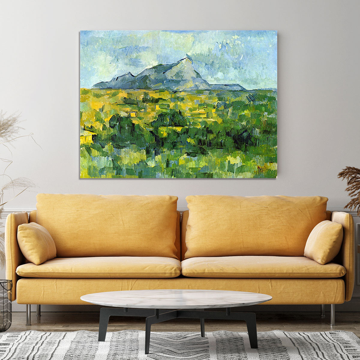 Mount St. Victiore by Cezanne Canvas Print or Poster - Canvas Art Rocks - 4