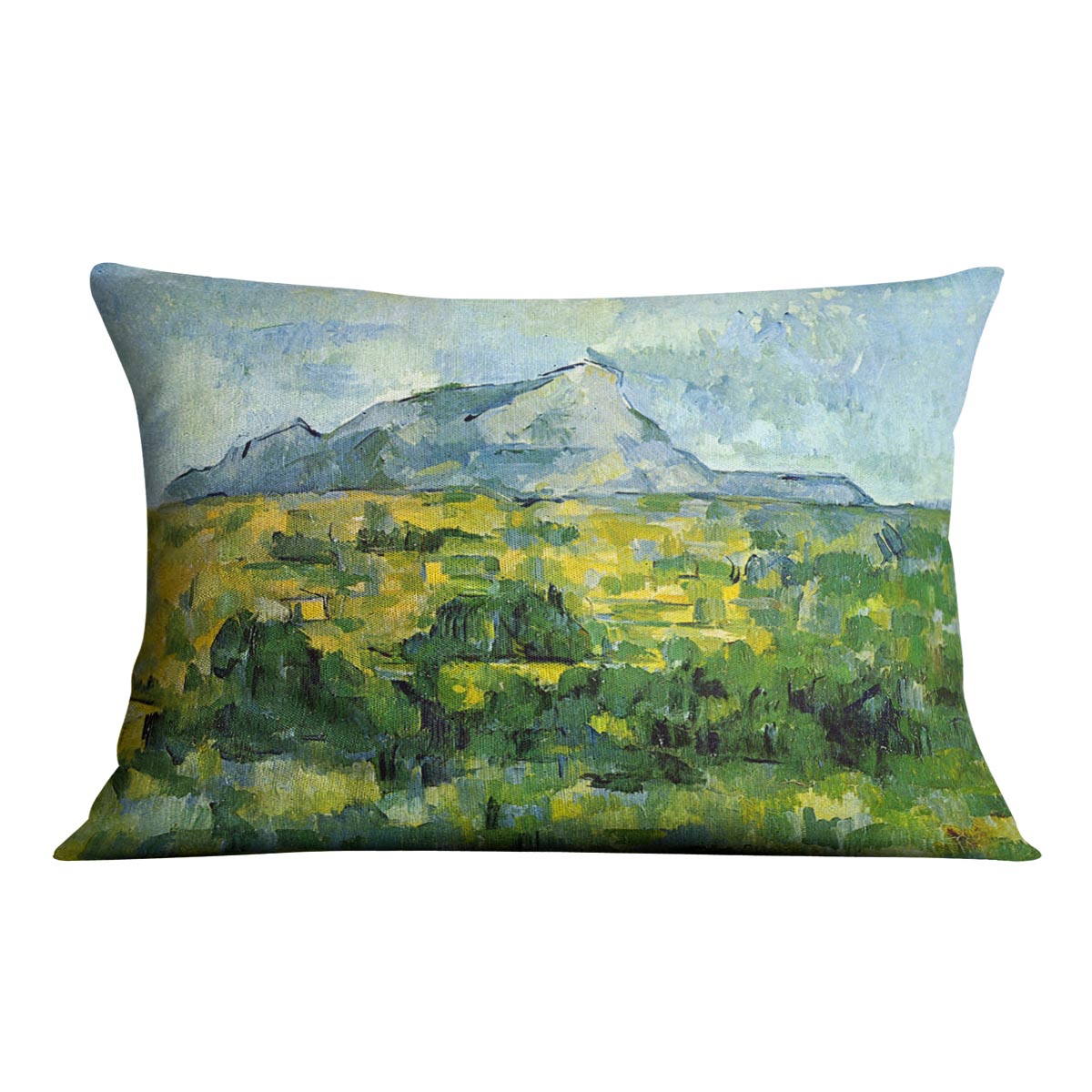Mount St. Victiore by Cezanne Cushion - Canvas Art Rocks - 4