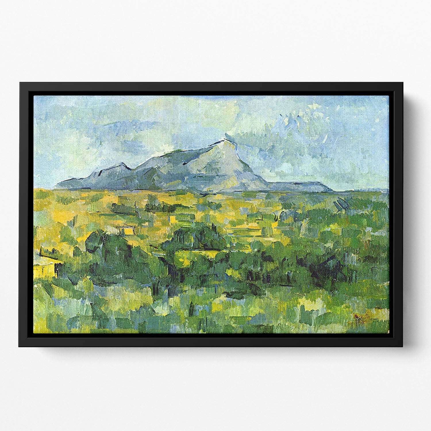 Mount St. Victiore by Cezanne Floating Framed Canvas - Canvas Art Rocks - 2