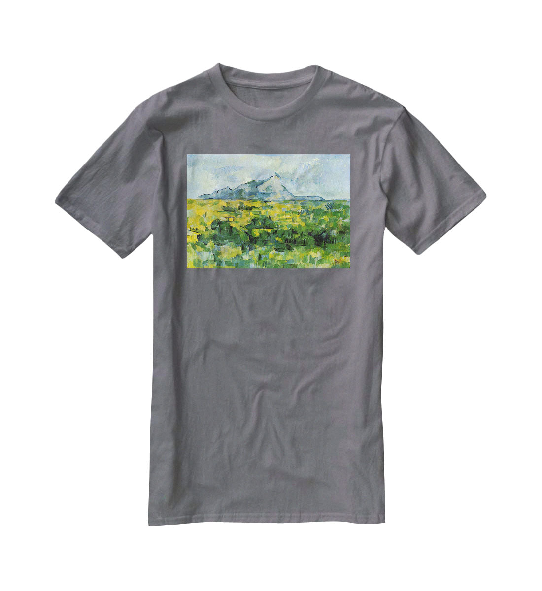 Mount St. Victiore by Cezanne T-Shirt - Canvas Art Rocks - 3
