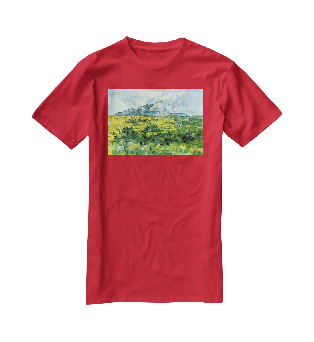 Mount St. Victiore by Cezanne T-Shirt - Canvas Art Rocks - 4