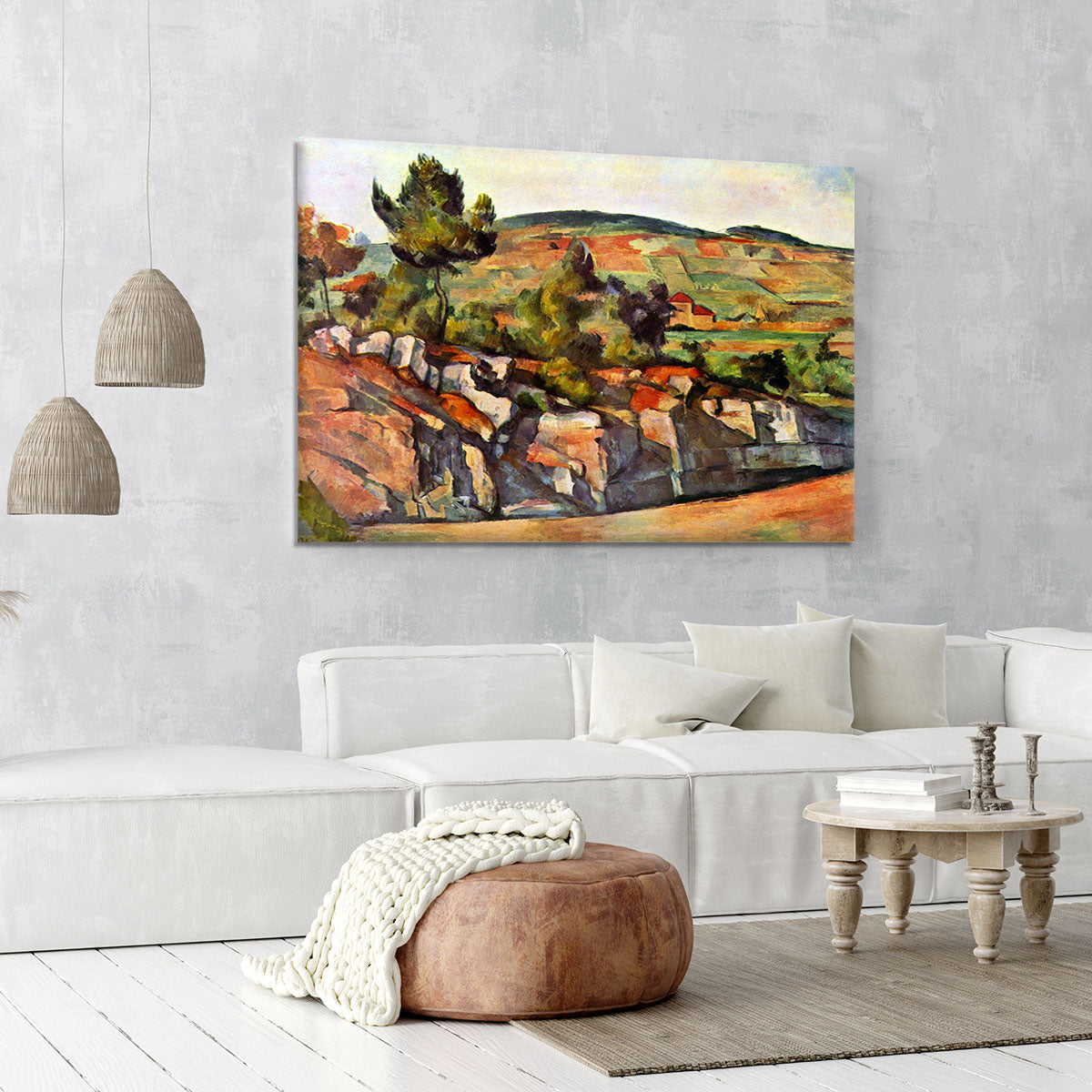 Mountains in Provence by Cezanne Canvas Print or Poster - Canvas Art Rocks - 6
