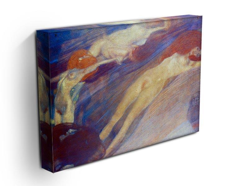 Moving water by Klimt Canvas Print or Poster - Canvas Art Rocks - 3