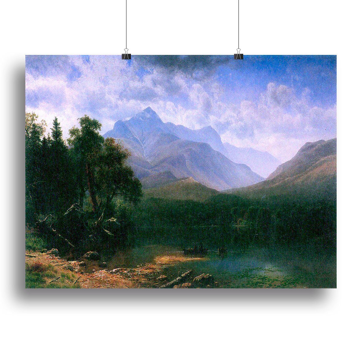 Mt. Washington by Bierstadt Canvas Print or Poster