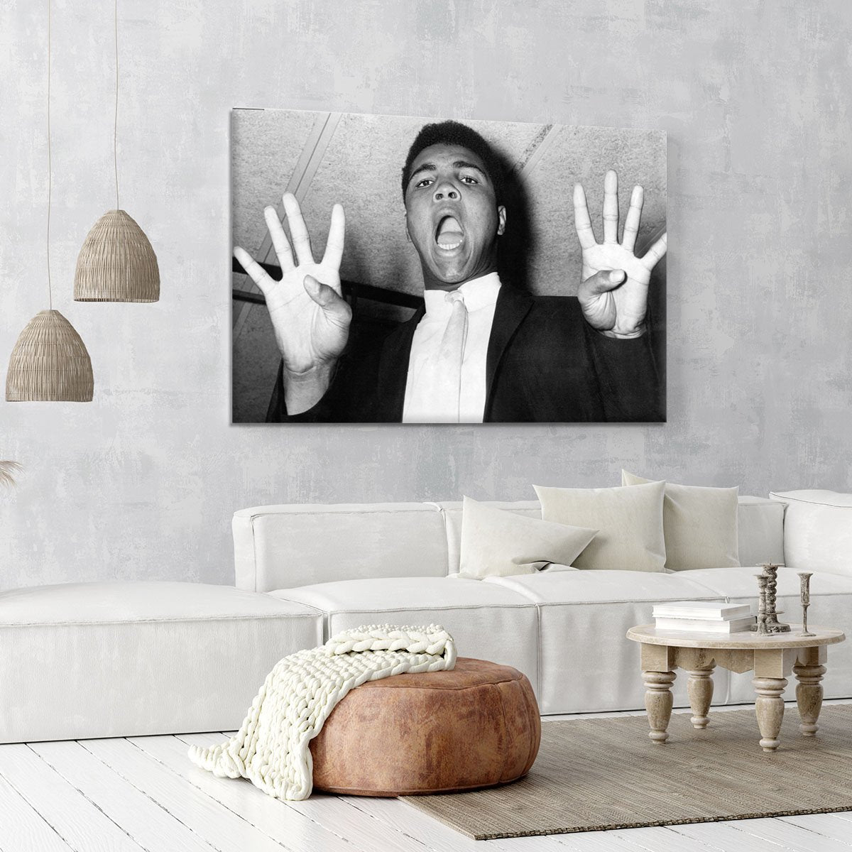 Muhammad 8 rounds Canvas Print or Poster
