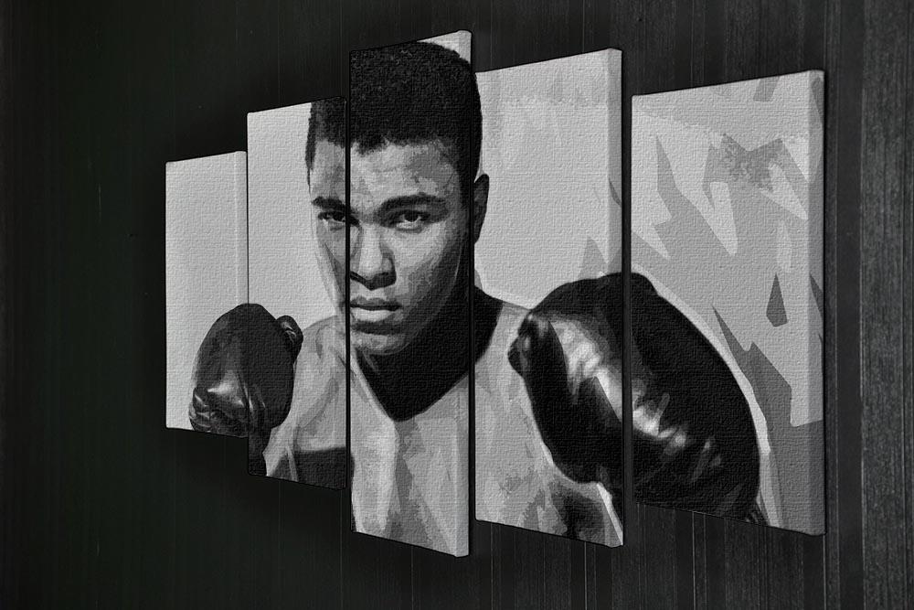 Muhammad Ali 5 Split Panel Canvas - Canvas Art Rocks - 2