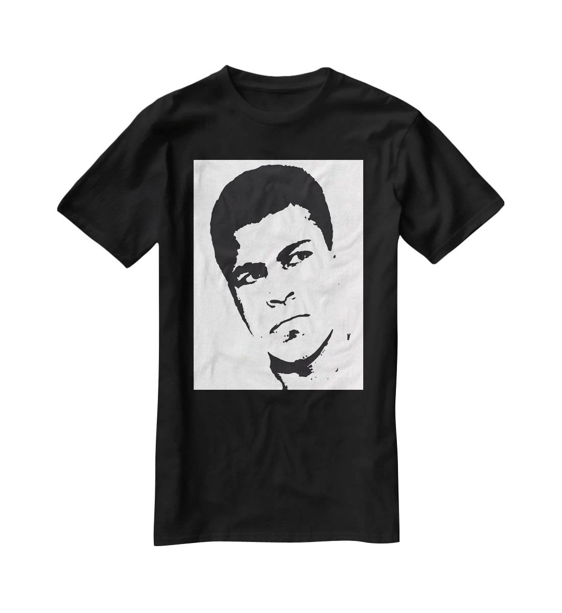 Muhammad Ali Face Pop Art T-Shirt - Canvas Art Rocks - 1