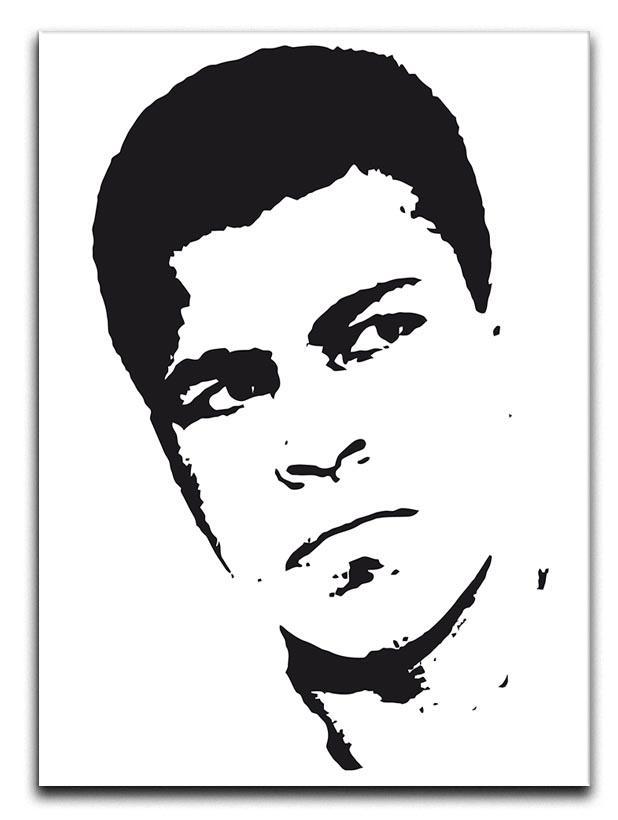 Muhammad Ali Face Pop Art Canvas Print or Poster  - Canvas Art Rocks - 1