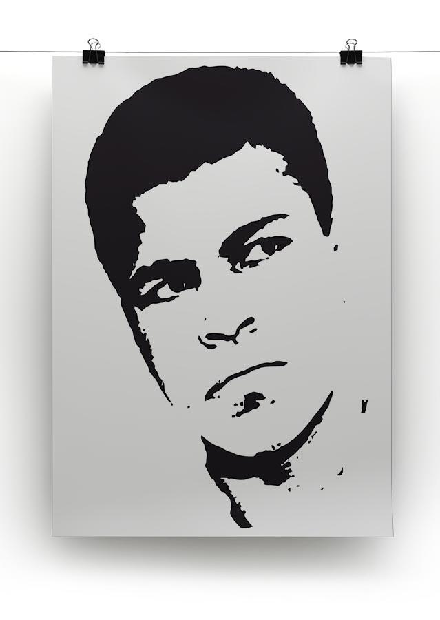 Muhammad Ali Face Pop Art Canvas Print or Poster - Canvas Art Rocks - 2