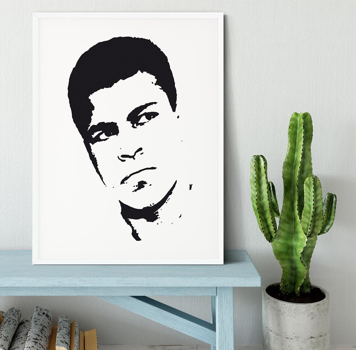 Muhammad Ali Face Pop Art Framed Print - Canvas Art Rocks - 5