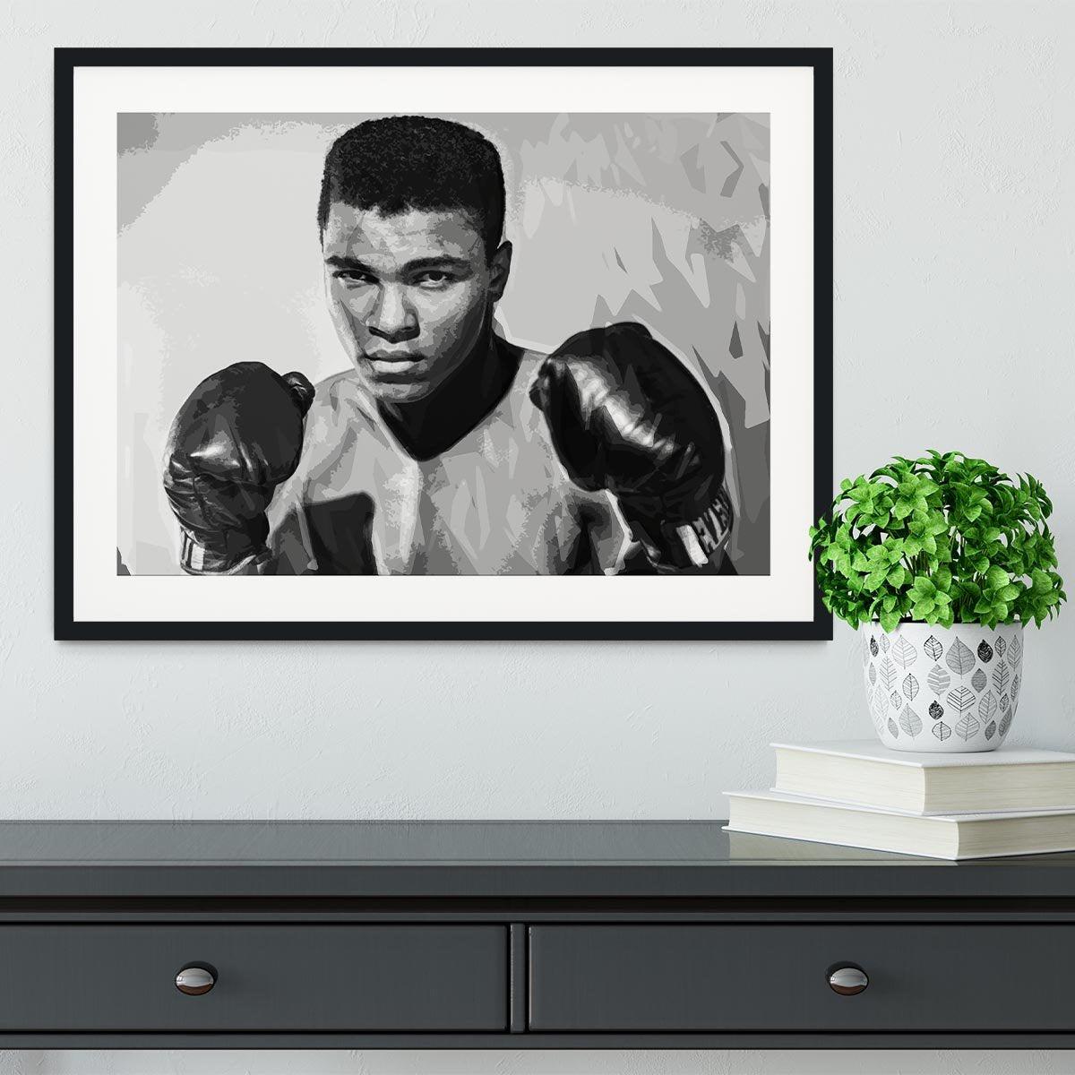Muhammad Ali Framed Print - Canvas Art Rocks - 1