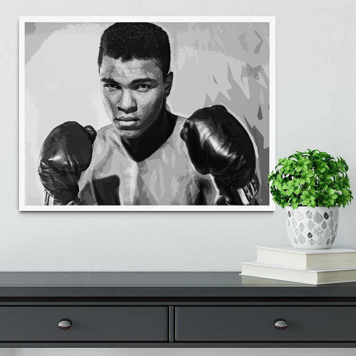 Muhammad Ali Framed Print - Canvas Art Rocks -6