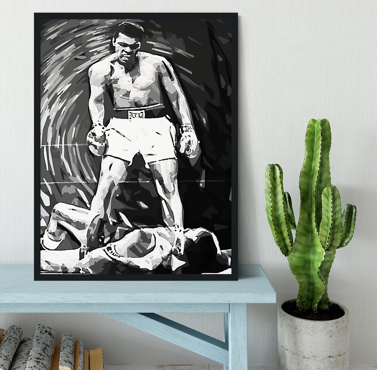 Muhammad Ali Pop Art Framed Print - Canvas Art Rocks - 2
