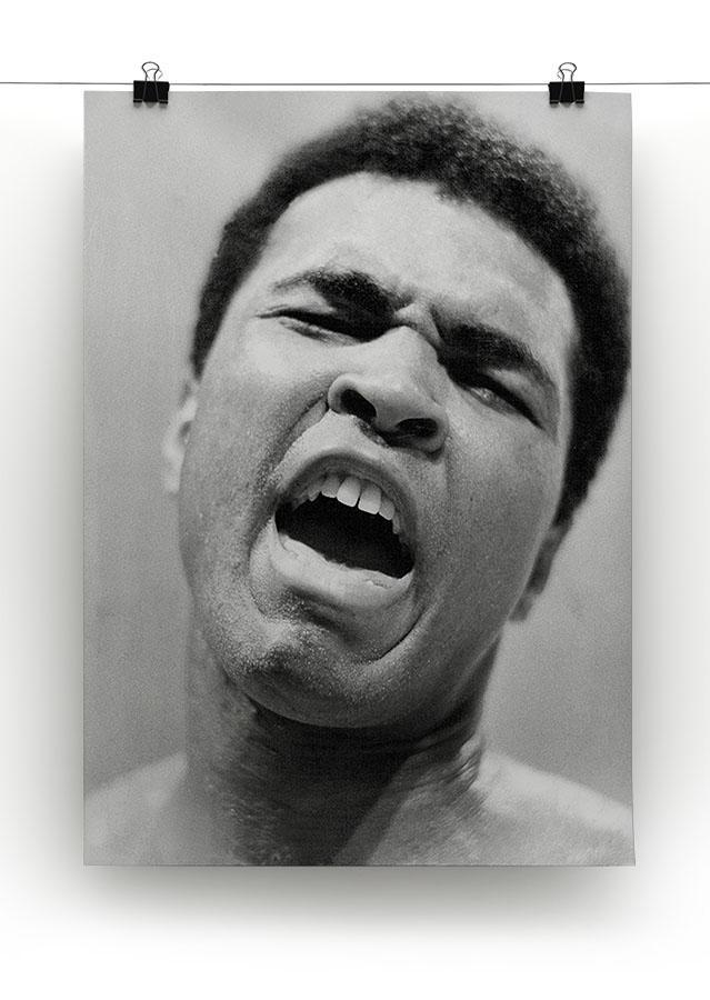Muhammad Ali shouts Canvas Print or Poster - Canvas Art Rocks - 2