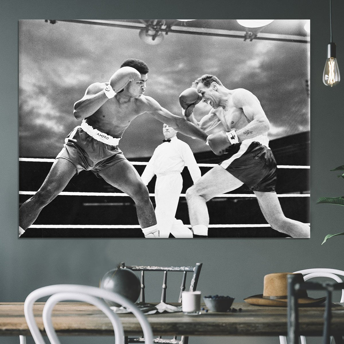 Muhammad Ali v Henry Cooper Canvas Print or Poster