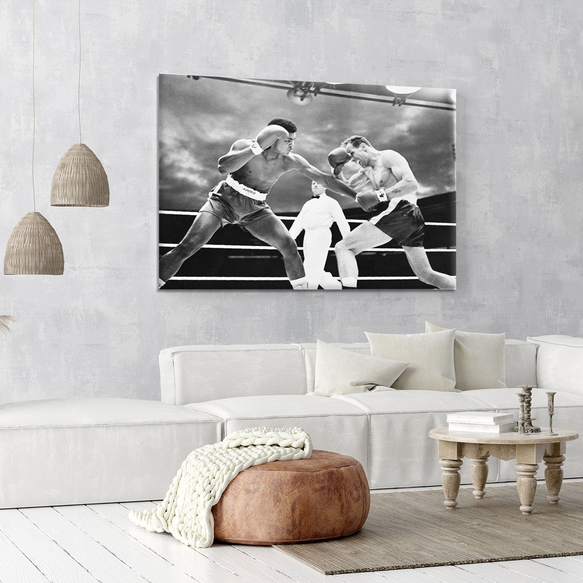 Muhammad Ali v Henry Cooper Canvas Print or Poster