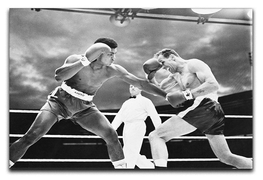 Muhammad Ali v Henry Cooper Canvas Print or Poster  - Canvas Art Rocks - 1