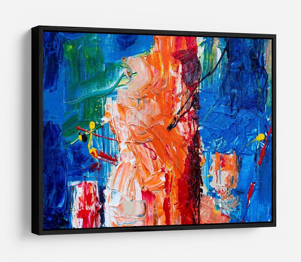 Multicolored Abstract Painting HD Metal Print
